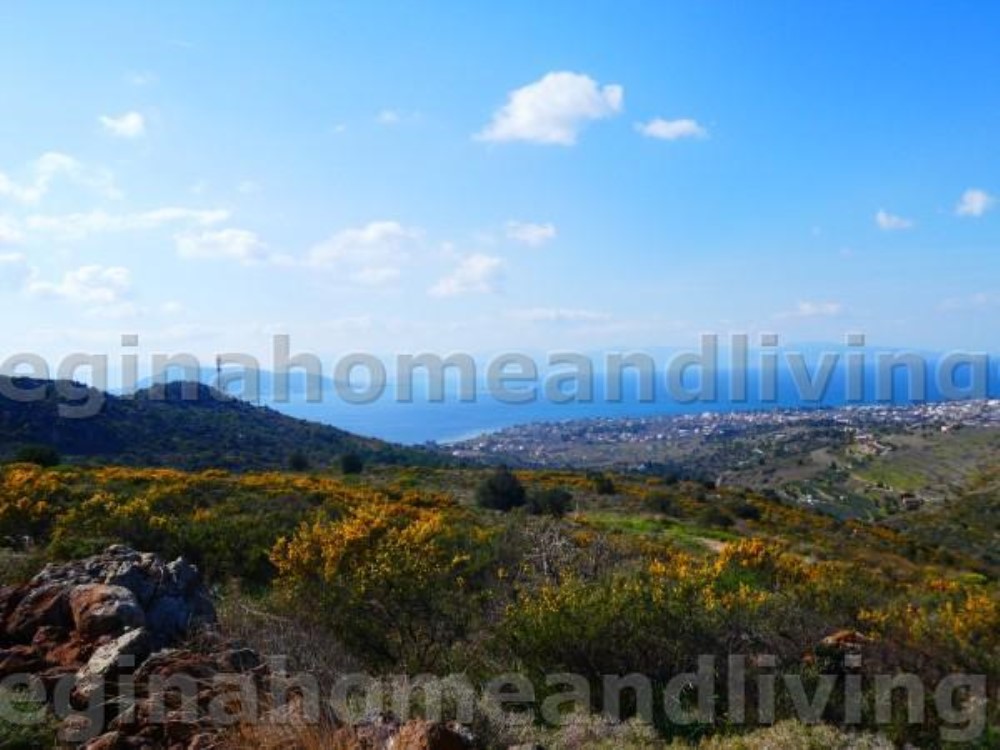 Beautiful land plot with panoramic sea view - Property Aegina